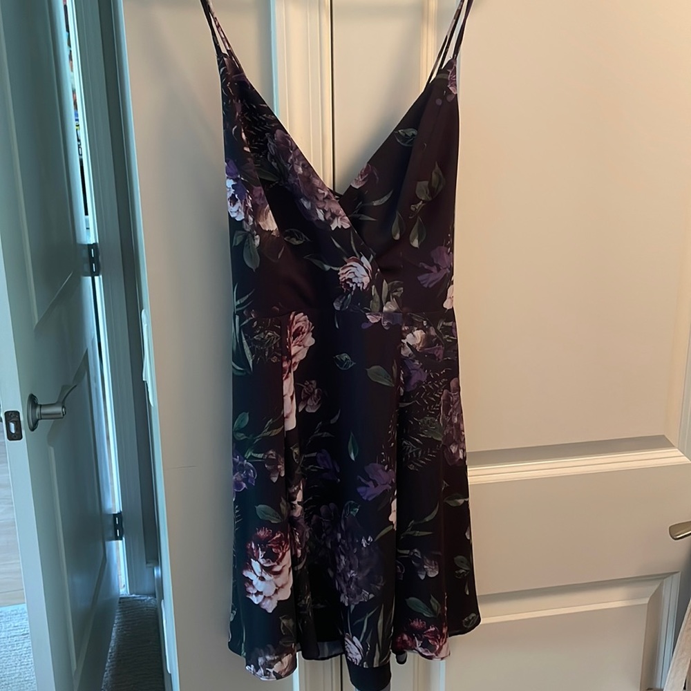 Low back strappy dress